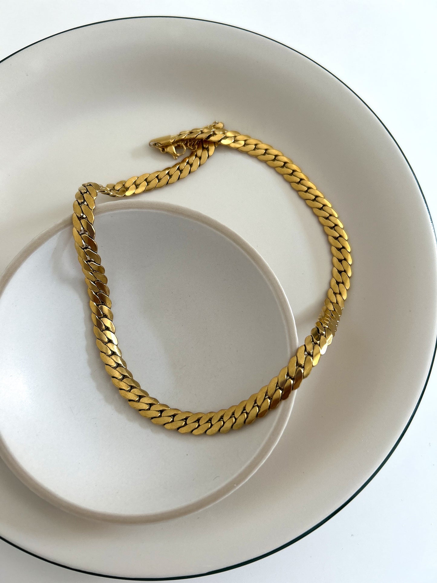 Cuban gold necklace